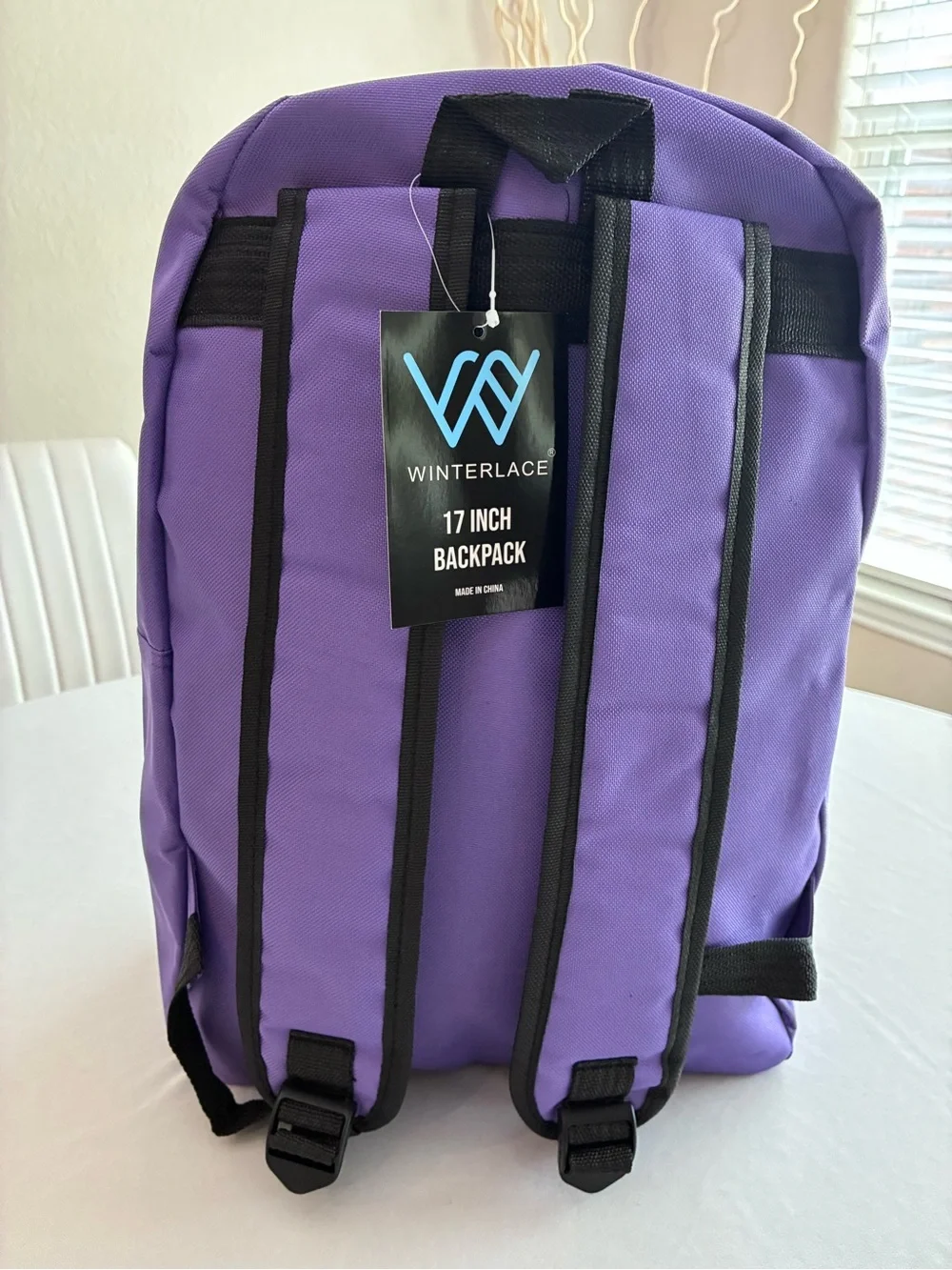 Purple Everyday Backpack 17 inch
